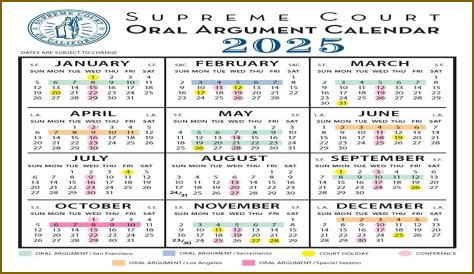 Oral Argument Calendar - William K. Nakamura Courthouse, Seattle Washington